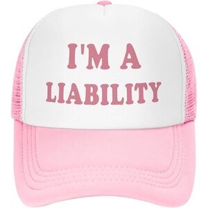 Pink and White Trucker Hat